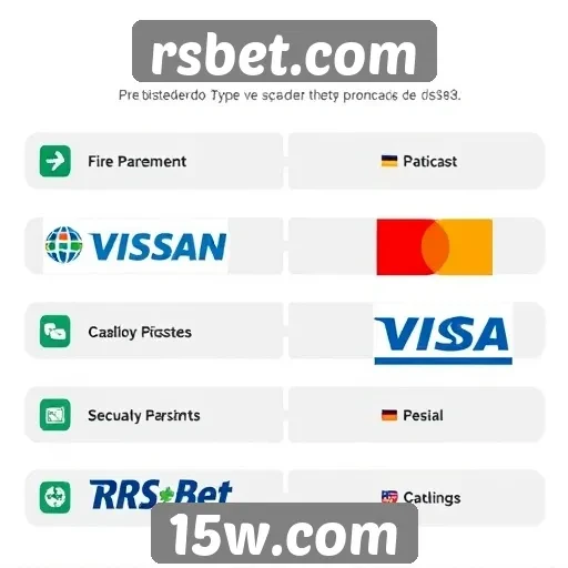 Comparação de métodos de pagamento disponíveis no rsbet.com
